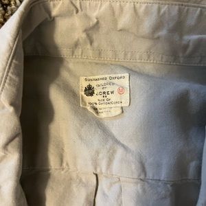 Men’s Sunwashed JCrew Oxford, Size Medium, Grey! Great for layering!